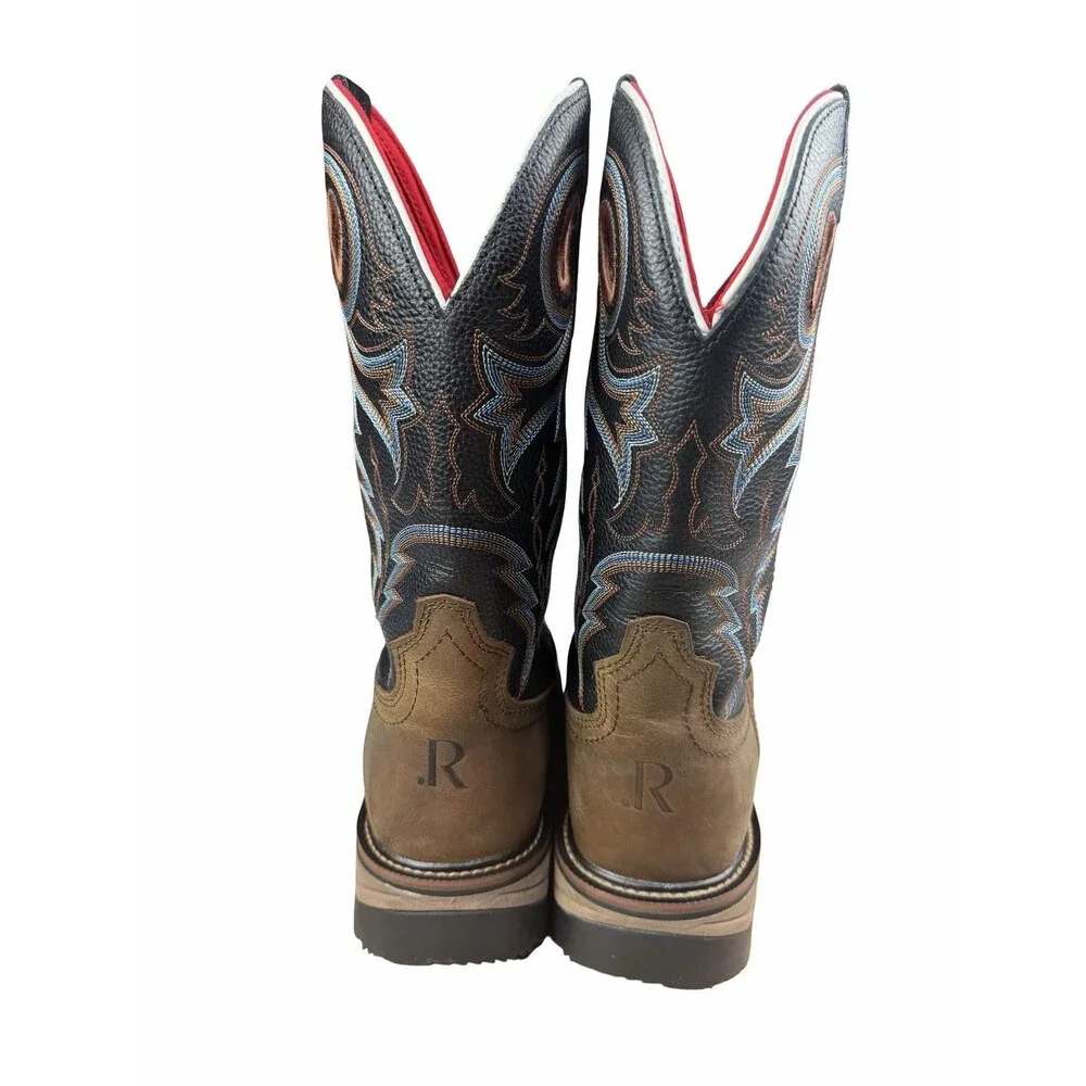 R. Watson RW1012W Men's Size 10 D Waterproof Leather Cowboy Work Boots NWOB